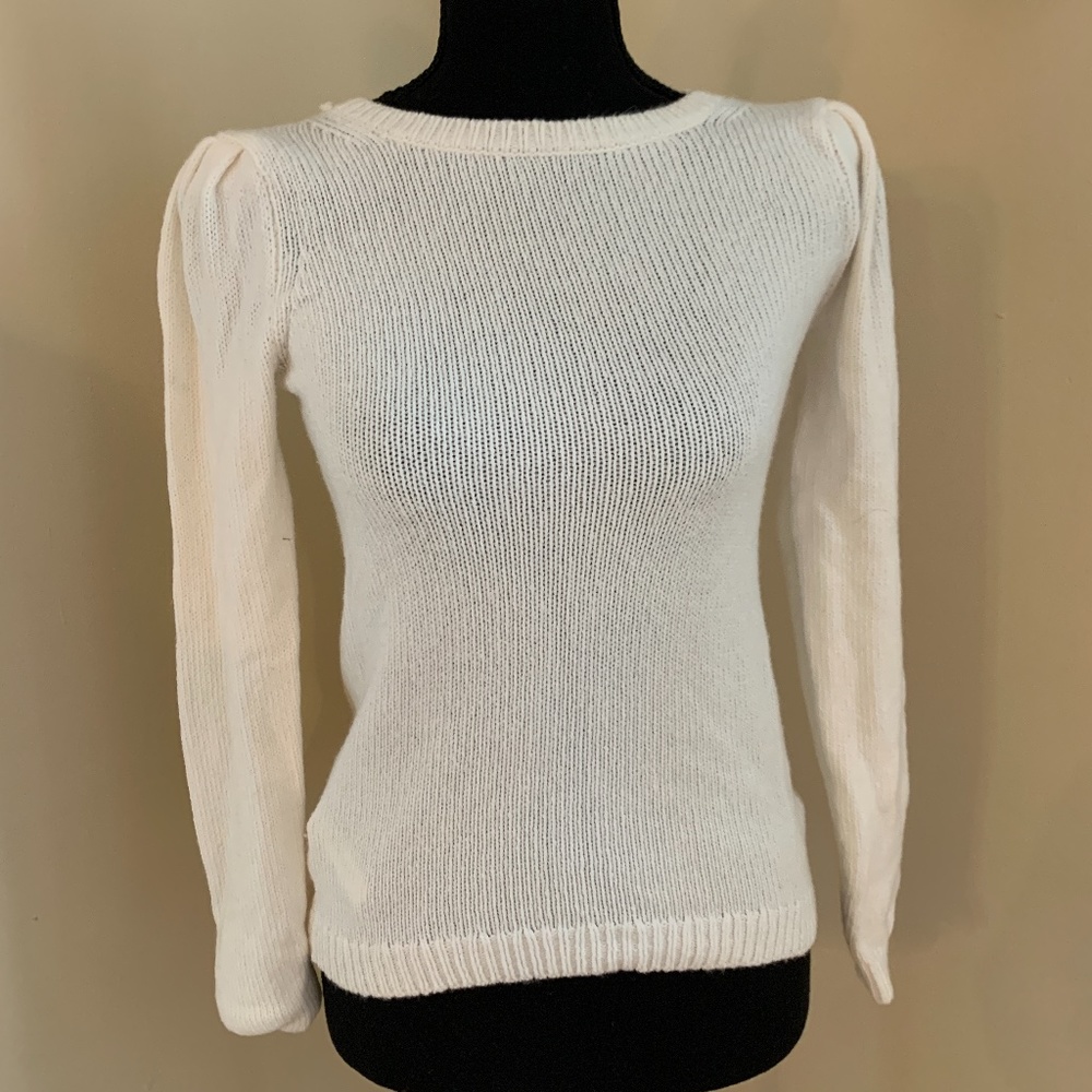 Ann Taylor White Sweater